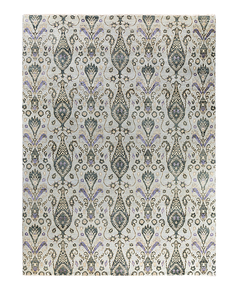 Bloomingdale's Indo Ikat M6406 Area Rug, 9' X 12'2 In Gray