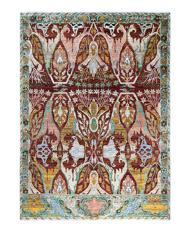 Bloomingdale's Indo Ikat M8536 Area Rug, 9'1 X 12'4 In Blue