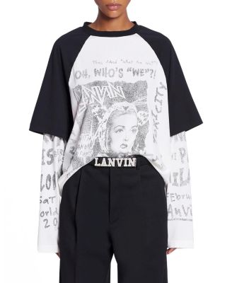 Lanvin X Future Long-Sleeved Print T-Shirt