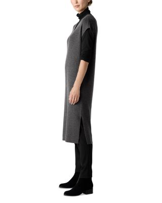 Ribbed Wool Jersey Dress