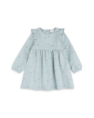 Miles The Label - Girls' Magic Wand Print on Cloud Blue Terry Dress - Little Kid