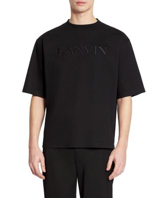 Lanvin Oversized Lanvin Paris Embroidered T-Shirt