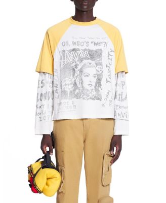 Lanvin X Future Long-Sleeved Print T-Shirt