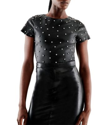 Port Elizabeth Recycled Leather Skirt