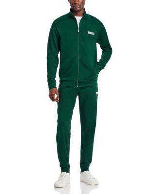 Ease Cotton Logo Print Full Zip Jacket