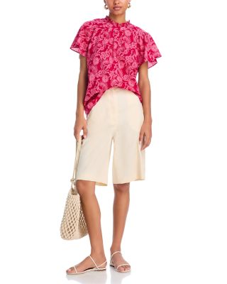 Joyful Floral Print Top