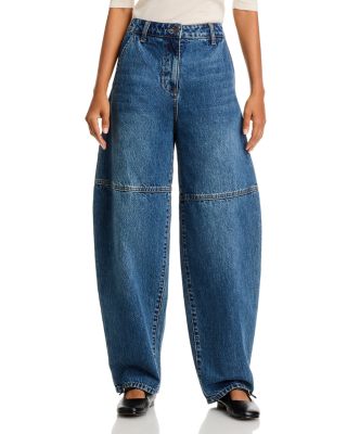 CO - High Rise Barrel Jeans in Indigo