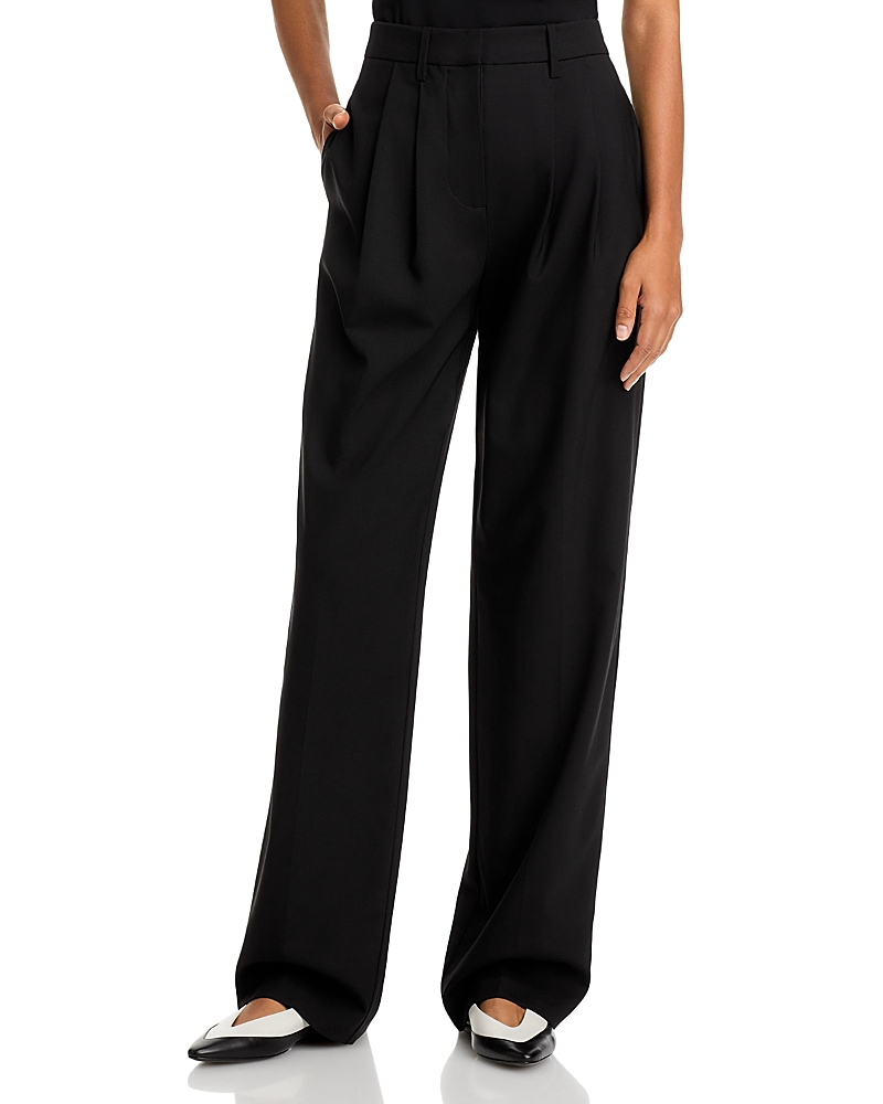 Co Pleated Pants In Black