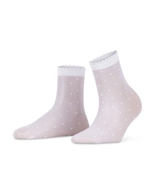 Sheer Dot Ankle Socks