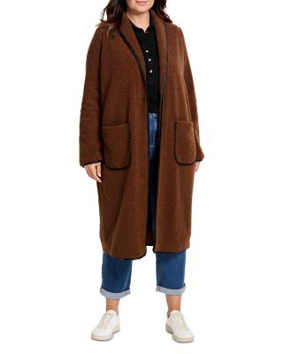 NIC+ZOE Plus - Plus Trimmed Teddy Coat