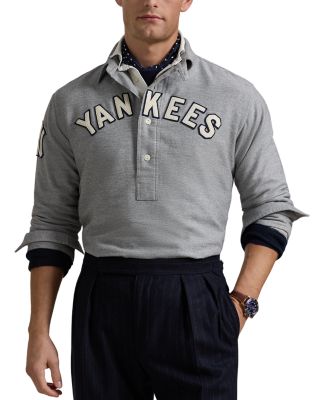 Polo Ralph Lauren - Yankees Half Button Long Sleeve Shirt