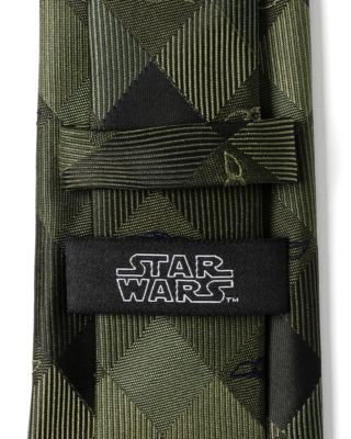 Grogu Plaid Silk Tie