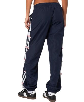 Bow Stripe Nylon Track Pants