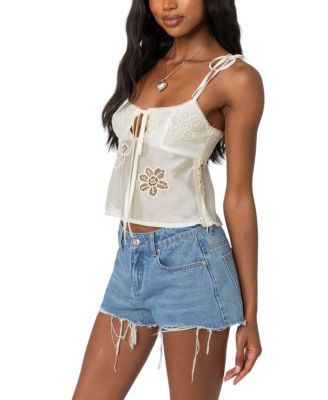 Airy Embroidered Top
