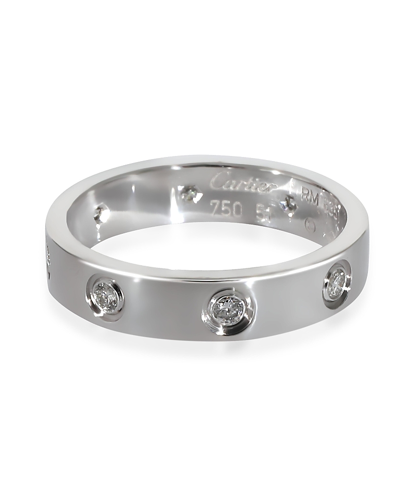 Pre-owned Pre-owned Cartier Cartier Love 18k White Gold Wedding Band