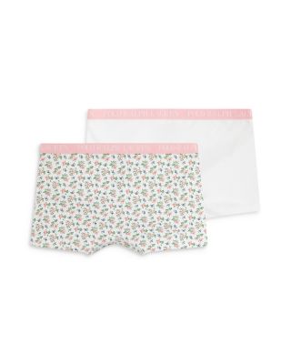 Girls' Cotton Stretch Jersey Boyshorts, Pack of 2 - Big Kid