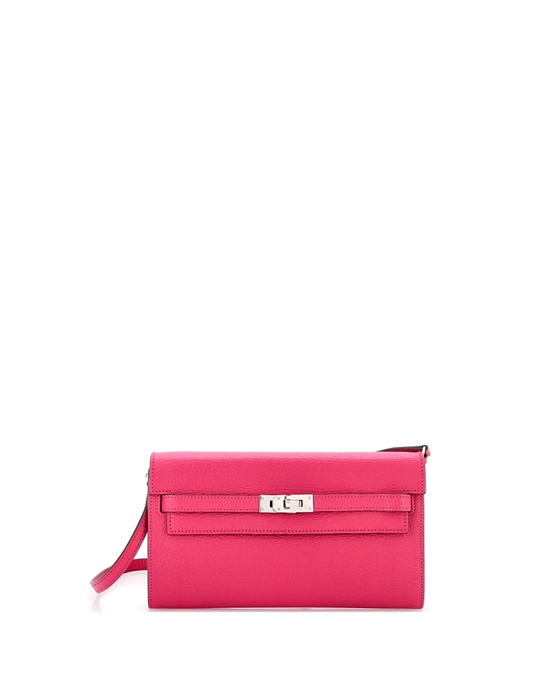 Pre-Owned Hermes Kelly To Go Wallet Chevre Mysore