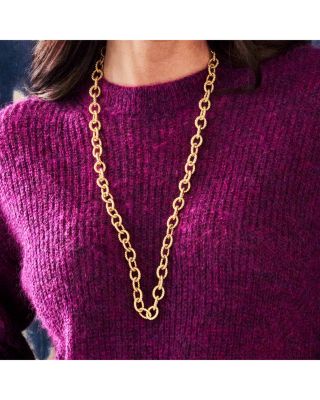 Victoria Small Chain Necklace, 32"