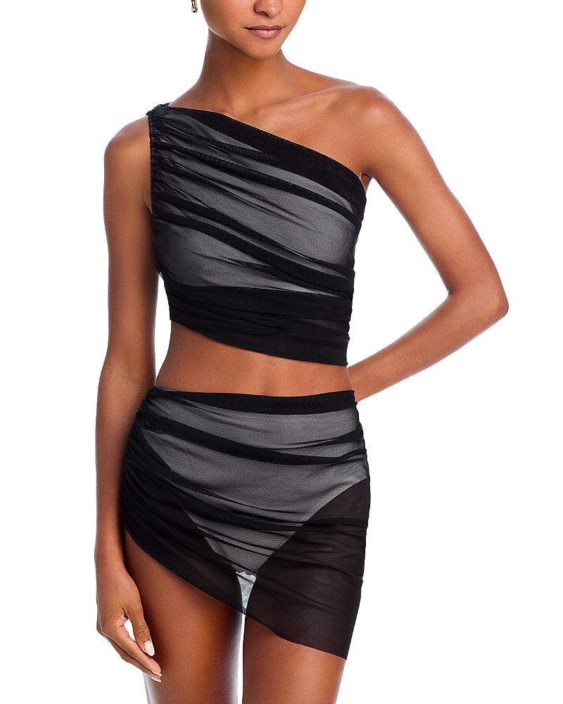 Norma Kamali Diana Asymmetric Bikini Top