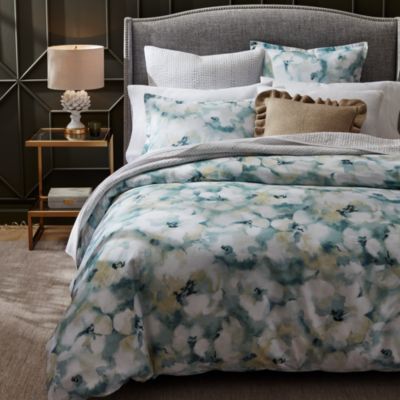 Sky - Freya Inky Floral Bedding Collection