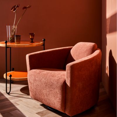 Hollister Fabric Swivel Chair