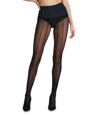 Commando - Herringbone Pattern Fishnet Tights