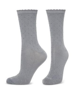 Hue Textured Dot Socks