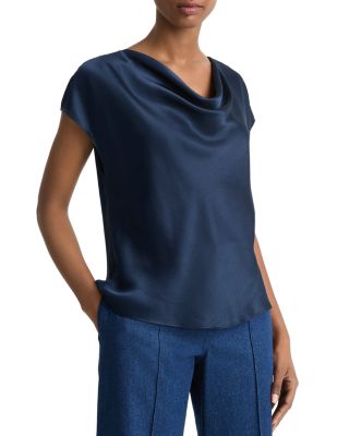 Cowl Neck Silk Blouse