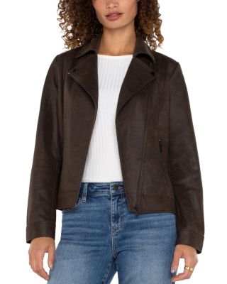 Liverpool Los Angeles - Faux Leather Moto Jacket