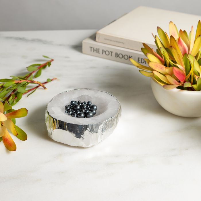Casca Bowl, Crystal & Silver