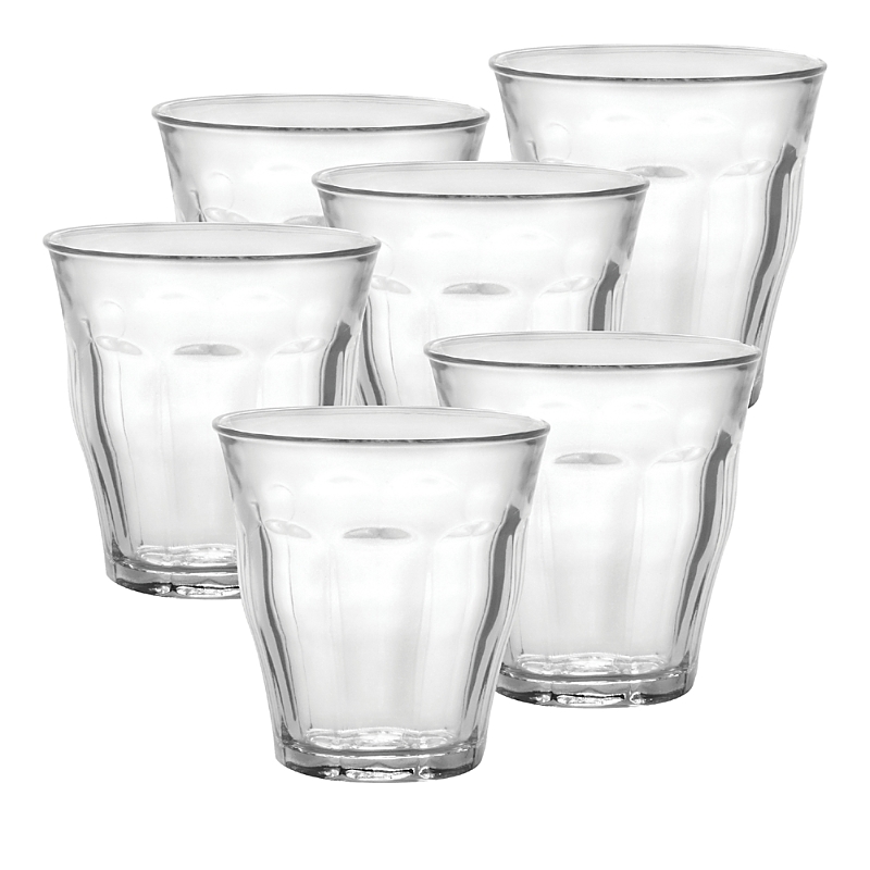 Duralex Picardie 8.37 Oz. Tumbler, Set Of 6 In Clear