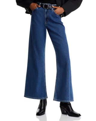 Rails - Angelino High Rise Wide Leg Jeans in Pebble Blue