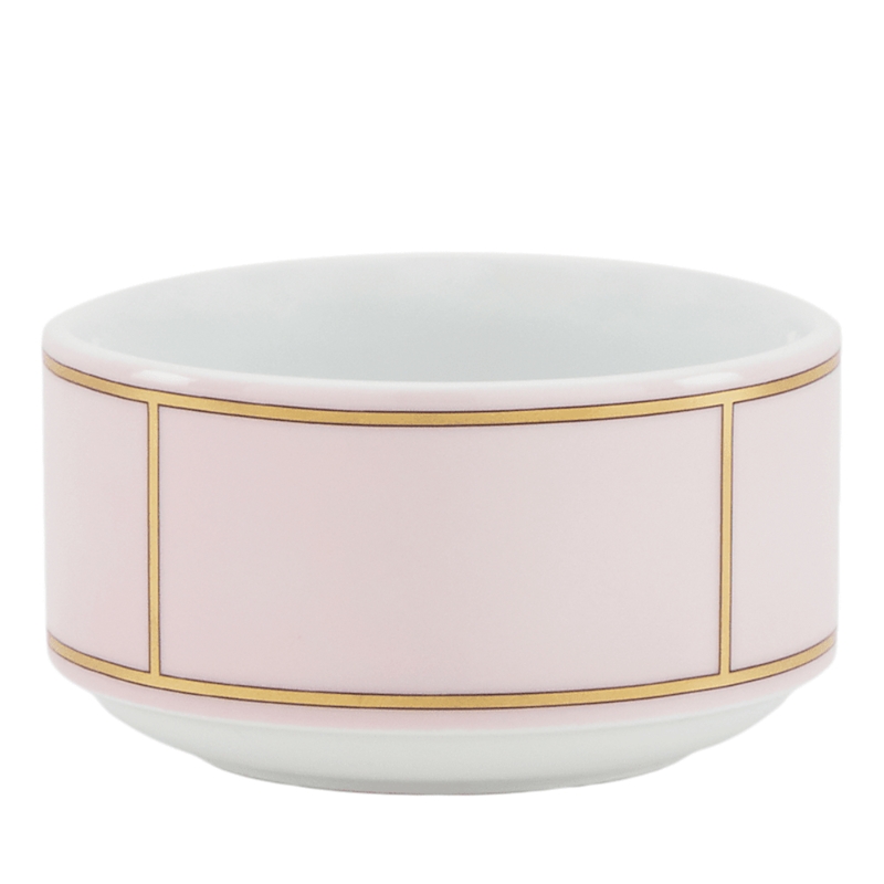 Ginori 1735 Porcelain Colonna Diva Rosa Small Bowl In Rosa