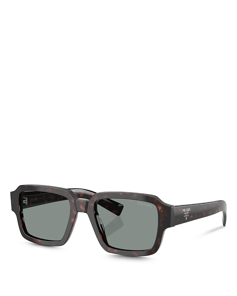 Prada Square Sunglasses, 52mm In Blue