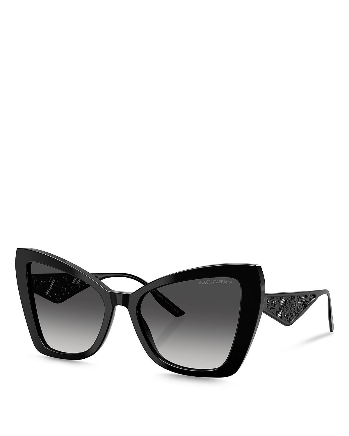 Dolce & Gabbana Lace Cat Eye Sunglasses, 55mm