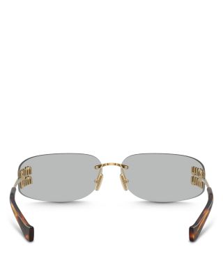 Rectangle Sunglasses, 75mm