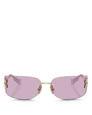 Rectangle Sunglasses, 75mm