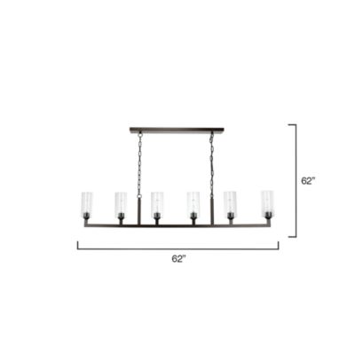 Linear 6 Light Chandelier