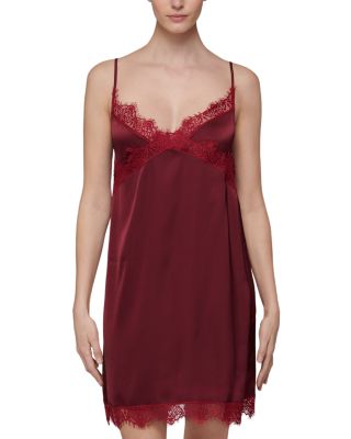 Simone Perele Satin Secrets Lace Trim Chemise