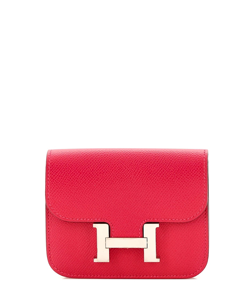 Pre-Owned Hermes Constance Slim Wallet Epsom