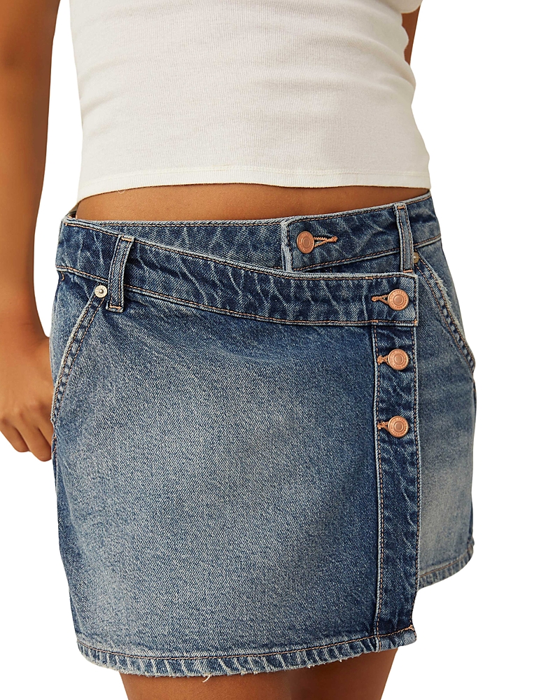 Free People We The Free Wynne Denim Skirt