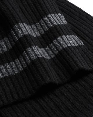 Striped Knit Scarf - Exclusive