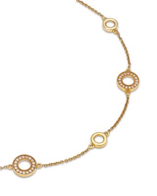 Diamond Circle Bracelet in 14K Yellow Gold, 0.25 tcw