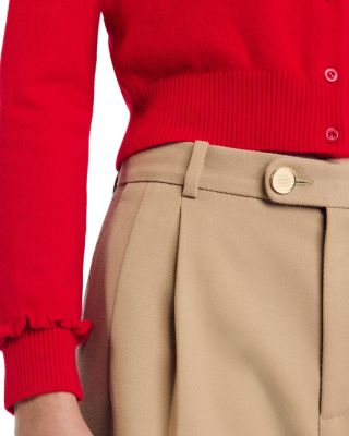 Emile Ruffled Cardigan & Emile Sleeveless Sweater