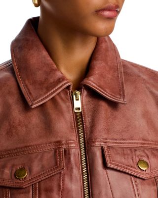 Leather Trucker Jacket