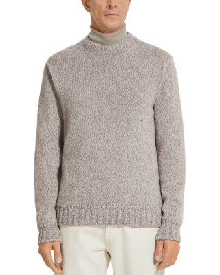 Zegna Melange Oasi Cashmere Crewneck Sweater