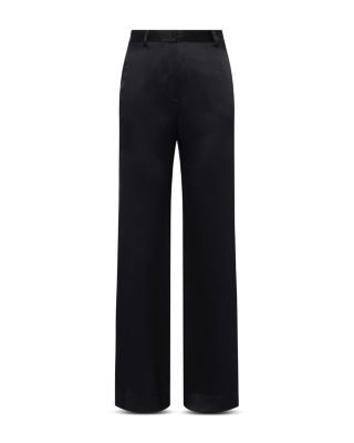 Pilar Wide Leg Silk Pants