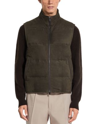 Zegna - Zip Front Leather Vest