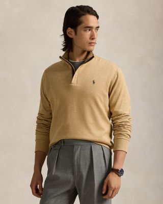 Luxury Jersey Quarter Zip Pullover