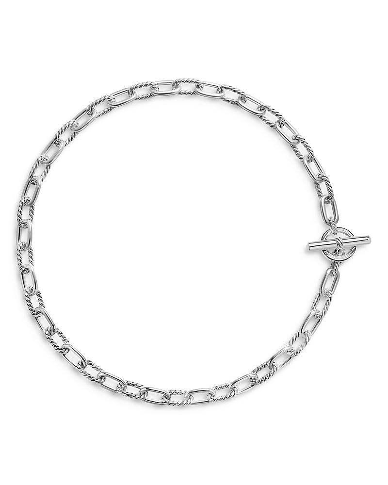 Dy Madison Toggle Chain Necklace in Sterling Silver, 8.5mm